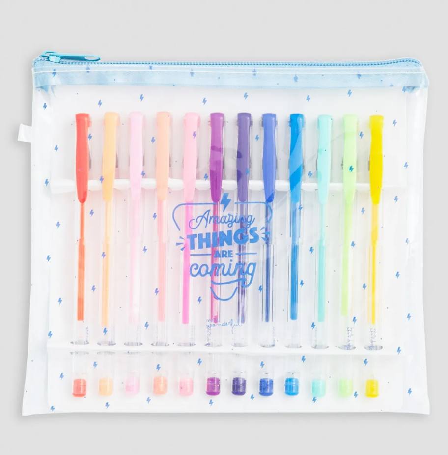 Set 12 Penne Colorate Con Astuccio