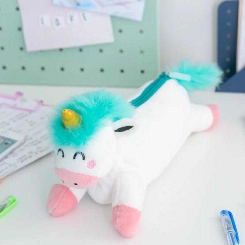 Astuccio Portapenne Peluche Unicorno