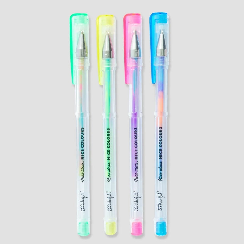 Set 4 Penne Multicolor Neon