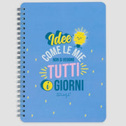 Quaderno A5 Spiralato Quadretti 5mm Idee Come Le Mie Non Si Vedono Tutti I Giorni