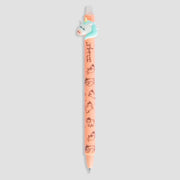 Penna Gel Cancellabile Arancione Unicorno