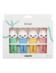 Set Di 4 Evidenziatori Colorati Coniglio Mr Wonderful