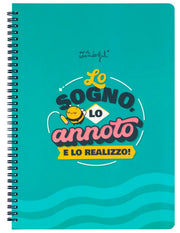Quaderno Spiralato A4 Lo Sogno Lo Annoto E Lo Realizzo