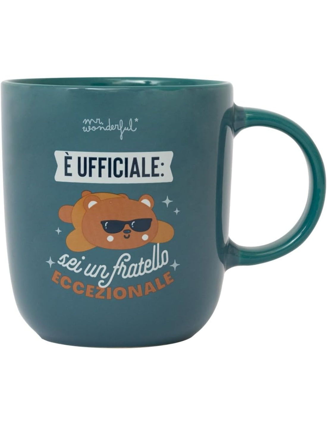 Tazza In Ceramica Orso Teddy Dedica Fratello
