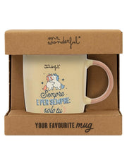 Tazza In Ceramica San Valentino Unicorno Con Dedica