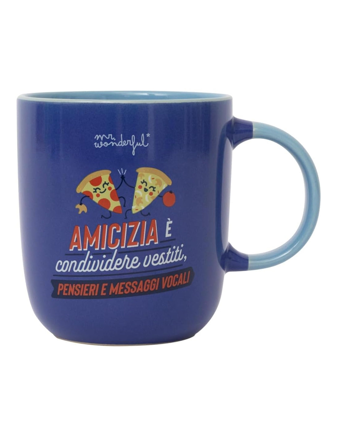 Tazza In Ceramica Pizza Dedica Amicizia