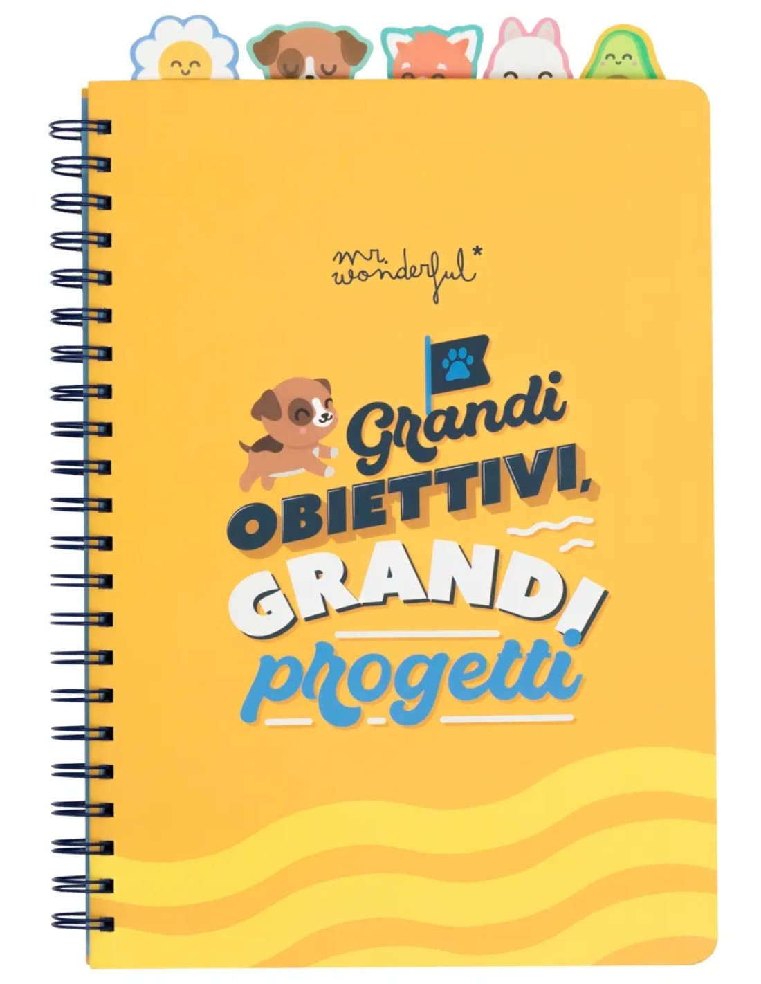 Quaderno A4 Spiralato Con Divisori Grandi Obiettivi Grandi Progetti