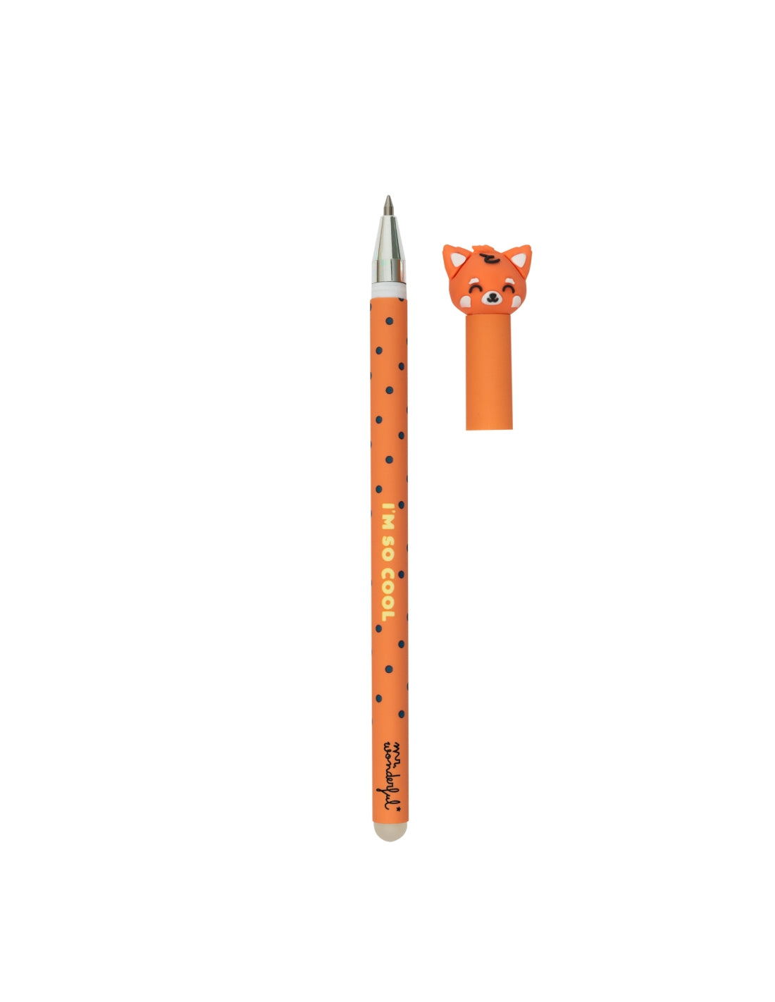 Penna Gel Cancellabile Panda Rosso Wondo I'm So Cool