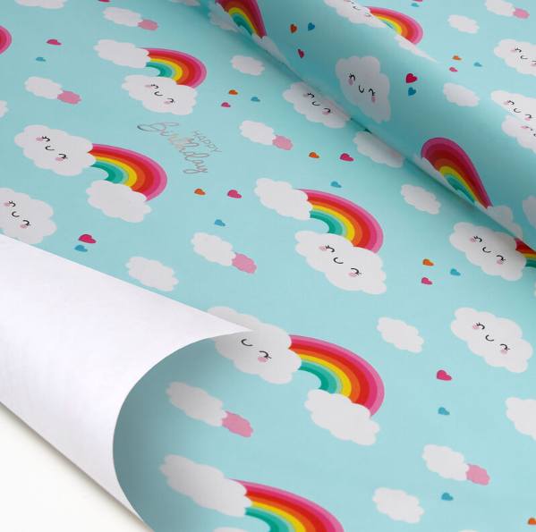 Carta Regalo Celeste Arcobaleno Legami