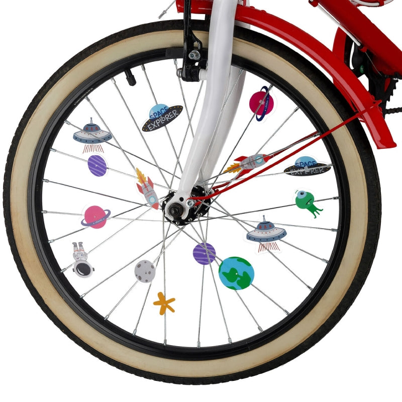 Set 30 Decorazioni Spazio Raggi Bicicletta Legami