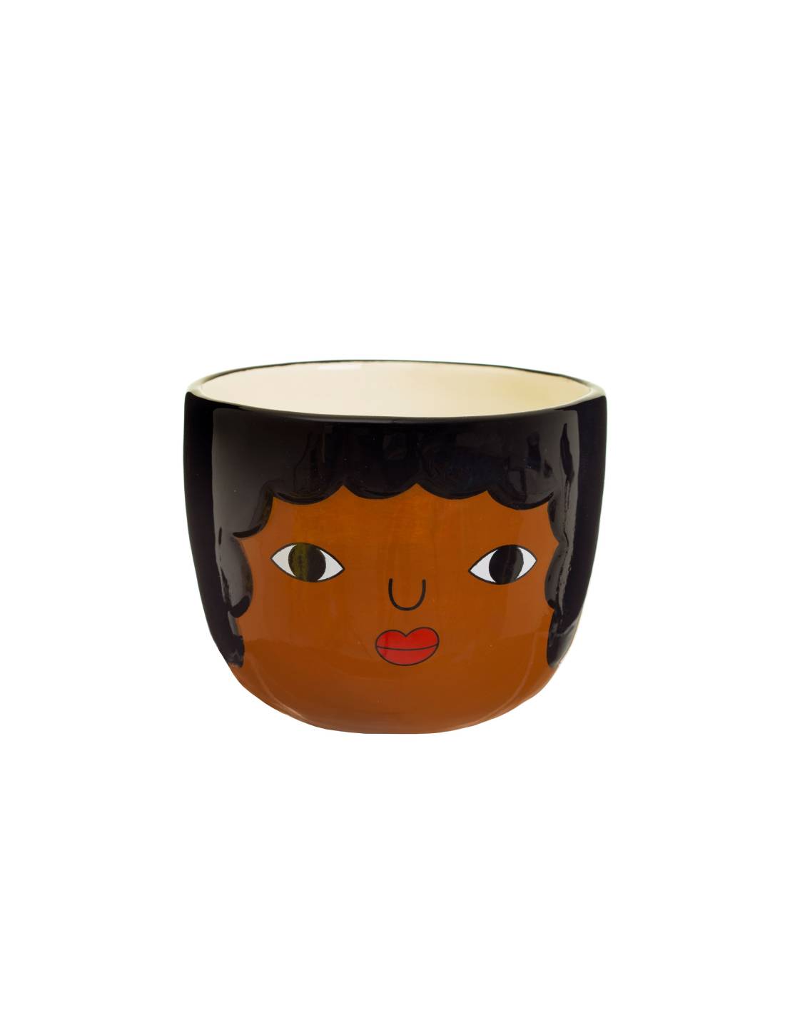 Mini Vaso Fioriera Chantelle Dipinto A Mano