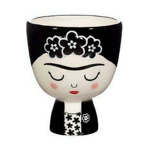 Vaso Frida Kahlo Monocromatico