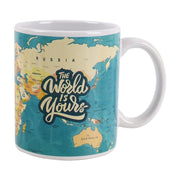 Tazza In Ceramica Blue Mappa