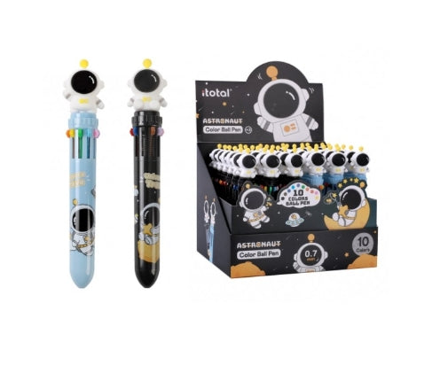 Penna Astronauta Spazio Multicolore Assortito