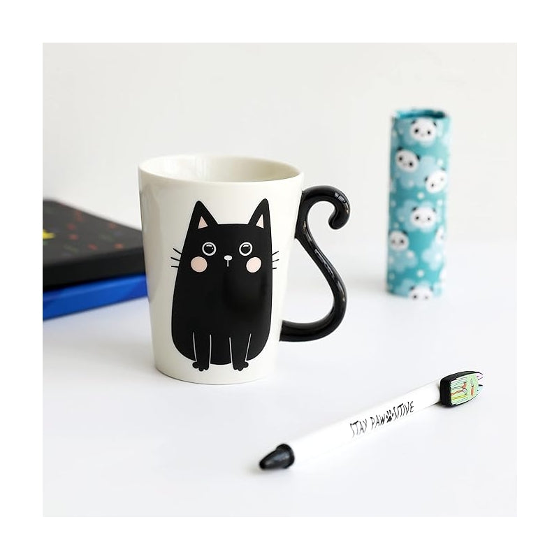 Tazza In Ceramica Gatto Nero