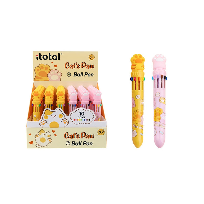 Penna Zampa Gatto Multicolore Assortito