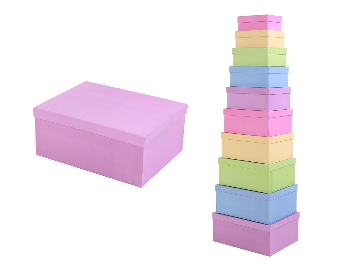 Scatole Matrioska Macaron Set 10pz