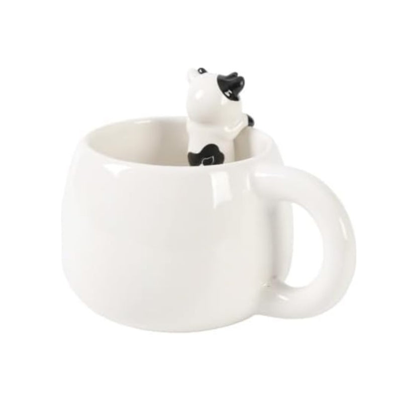 Tazza In Ceramica Mucca Con Charm Cow 3D
