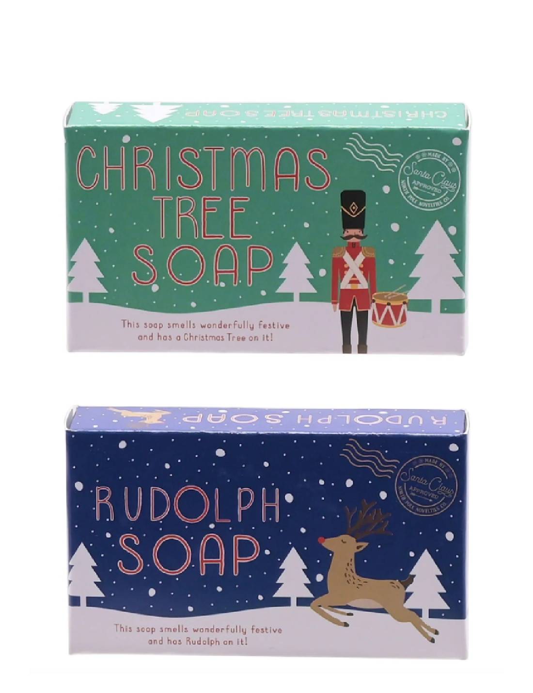 Saponetta Di Natale Profumata Rudolph E Albero Prodotto Assortito