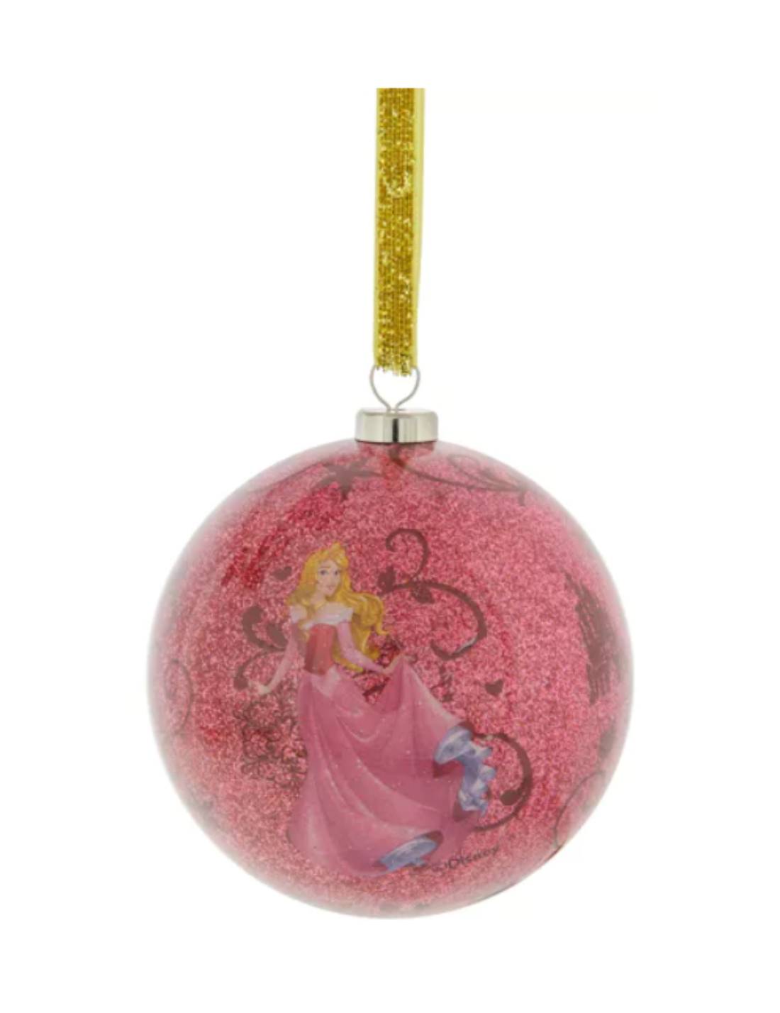 Palline Albero Di Natale Principesse 7cm Set 7pz Disney