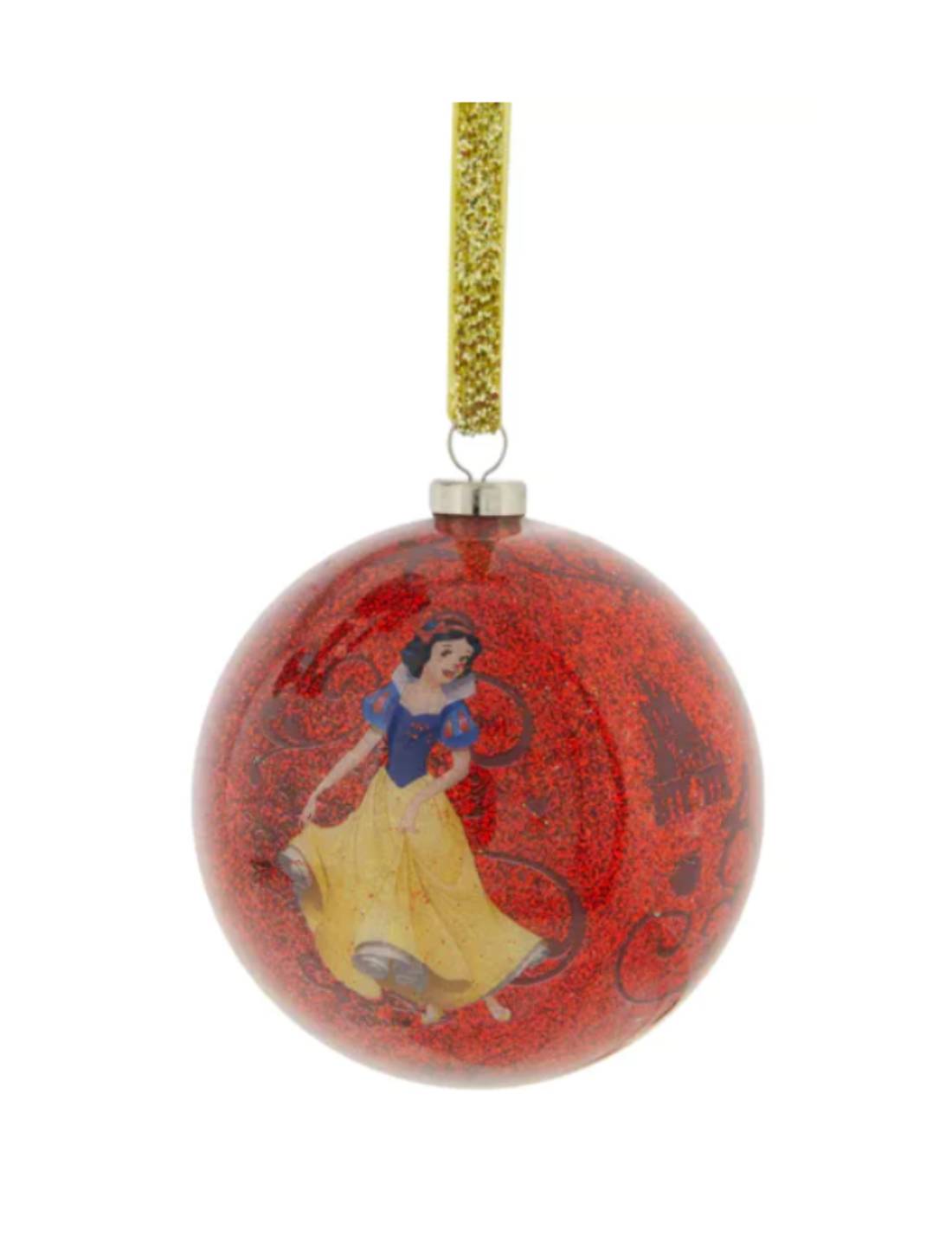 Palline Albero Di Natale Principesse 7cm Set 7pz Disney