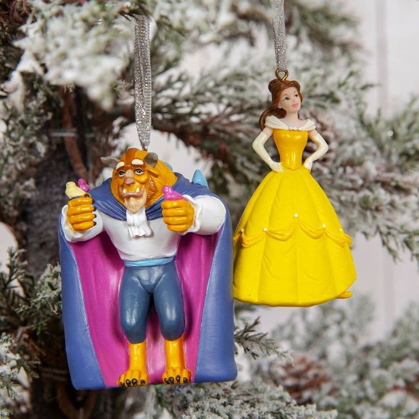 Addobbo Albero Di Natale La Bella E La bestia