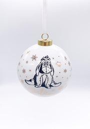 Pallina Albero Di Natale In Ceramica Disney Winnie The Pooh Ih-Oh 10CM