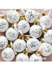 Palline Albero Di Natale Disney Set 15pz 40mm