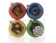 Palline Albero Di Natale Casate Harry Potter Set 4pz 70mm