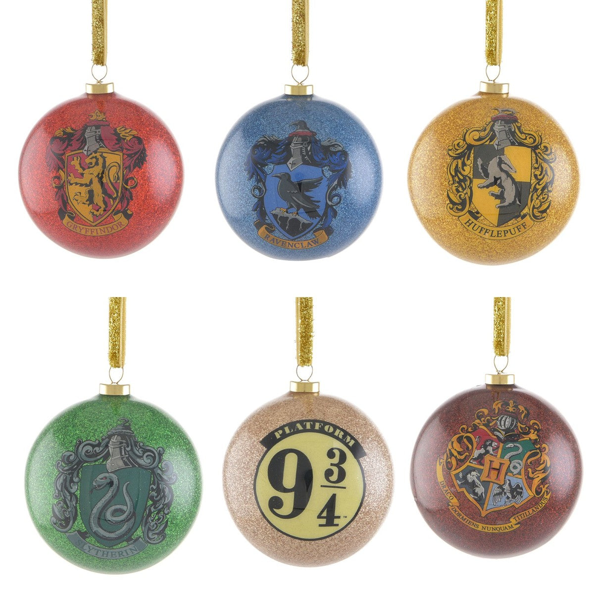 Pallina Albero Di Natale Harry Potter Set 6pz.