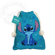 Sacca Disney Stitch Seduto Blu 46x53cm
