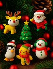 Gomme Da Cancellare Figure Natalizie 6pz