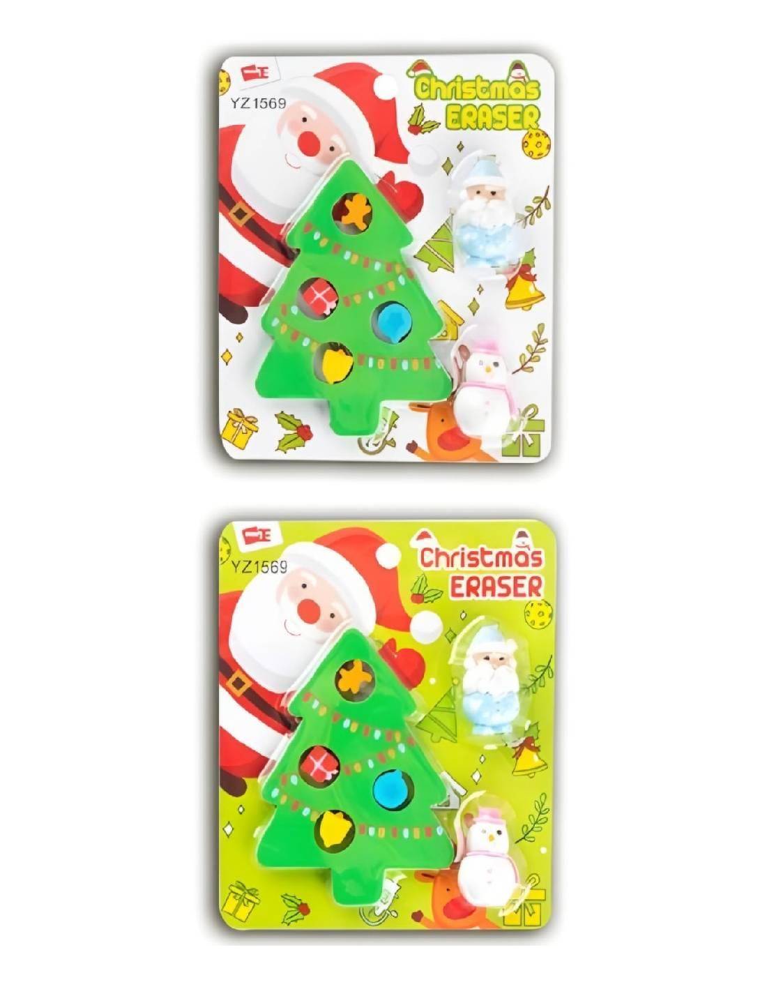 Gomme Natalizie Con Albero Decorato