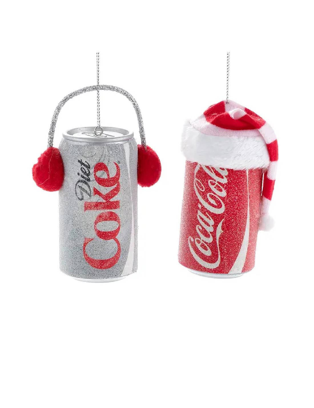 Addobbo Albero Natale Lattina Con Cuffie Coca-Cola