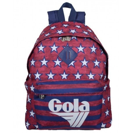 Zaino Gola America Harlow Vintage Stars Bordeaux