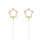2 Candele Sparklers Stella Oro 16cm
