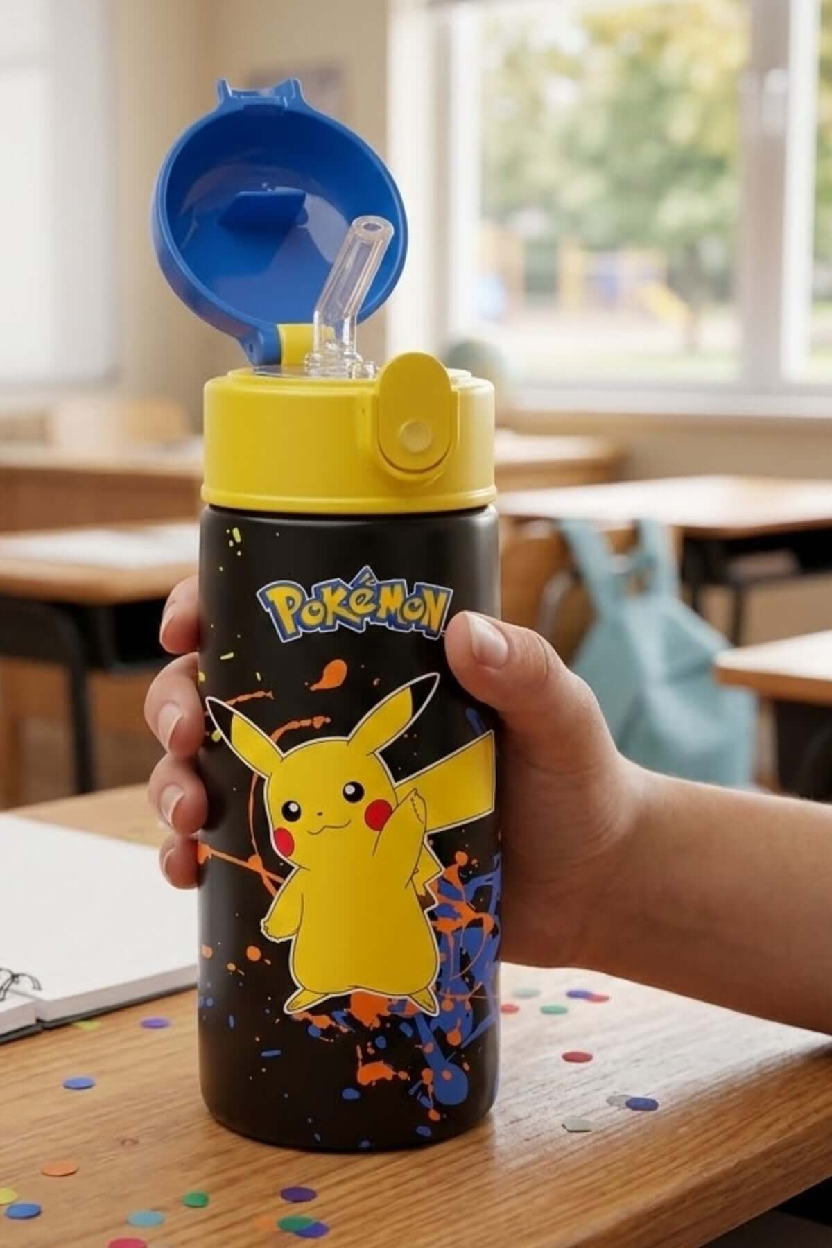 Borraccia In Acciaio Inox Seven Kids Pokémon Pikachu 460ml