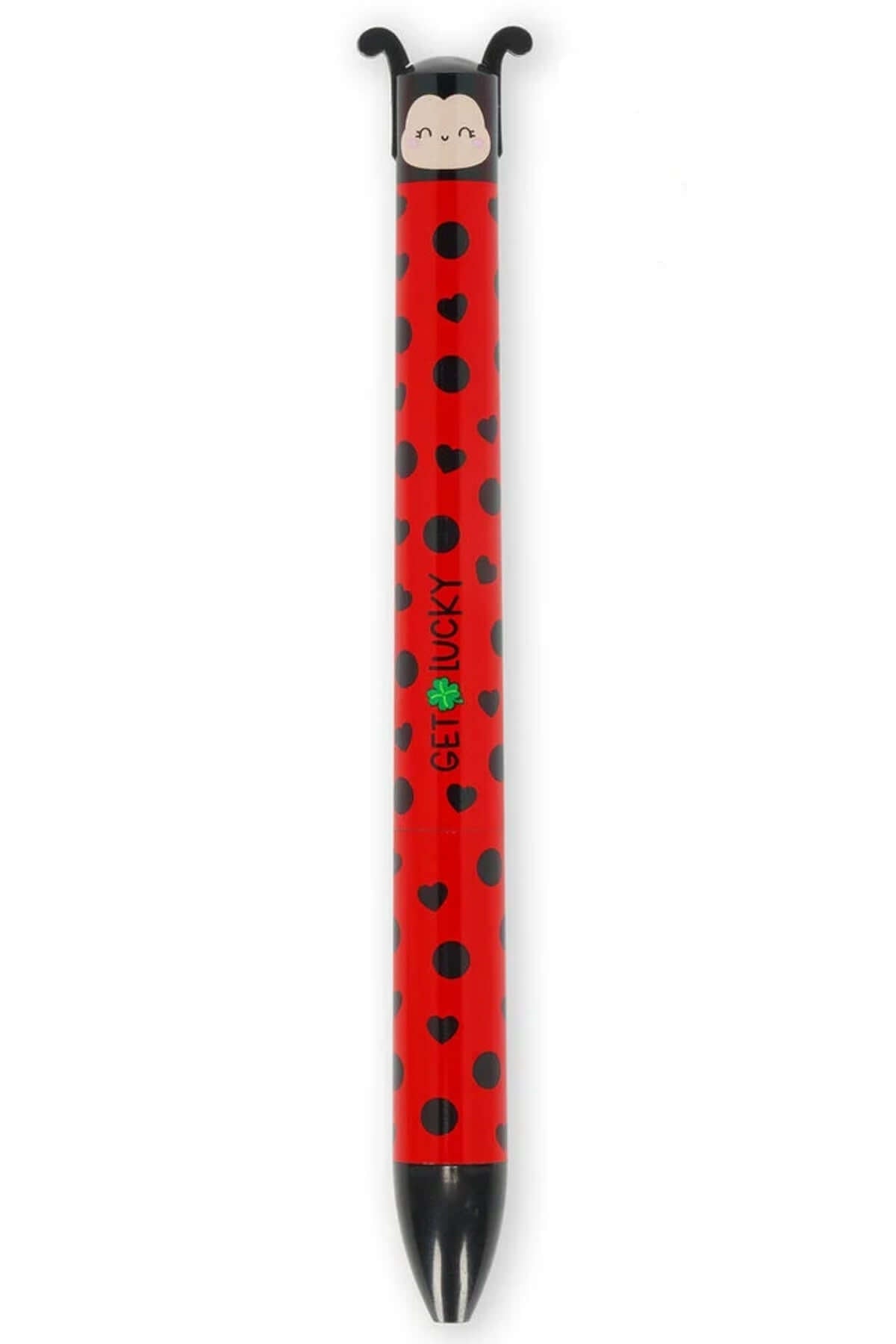 Legami Click & Clack Penna A Sfera Ladybug Bicolore