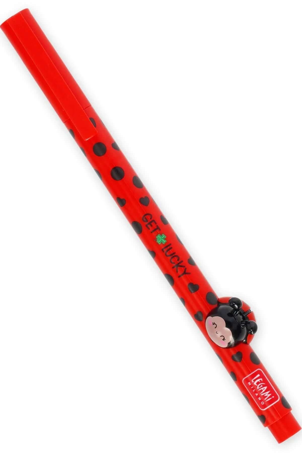 Penna Gel Rossa Lovely Friends Ladybug Legami