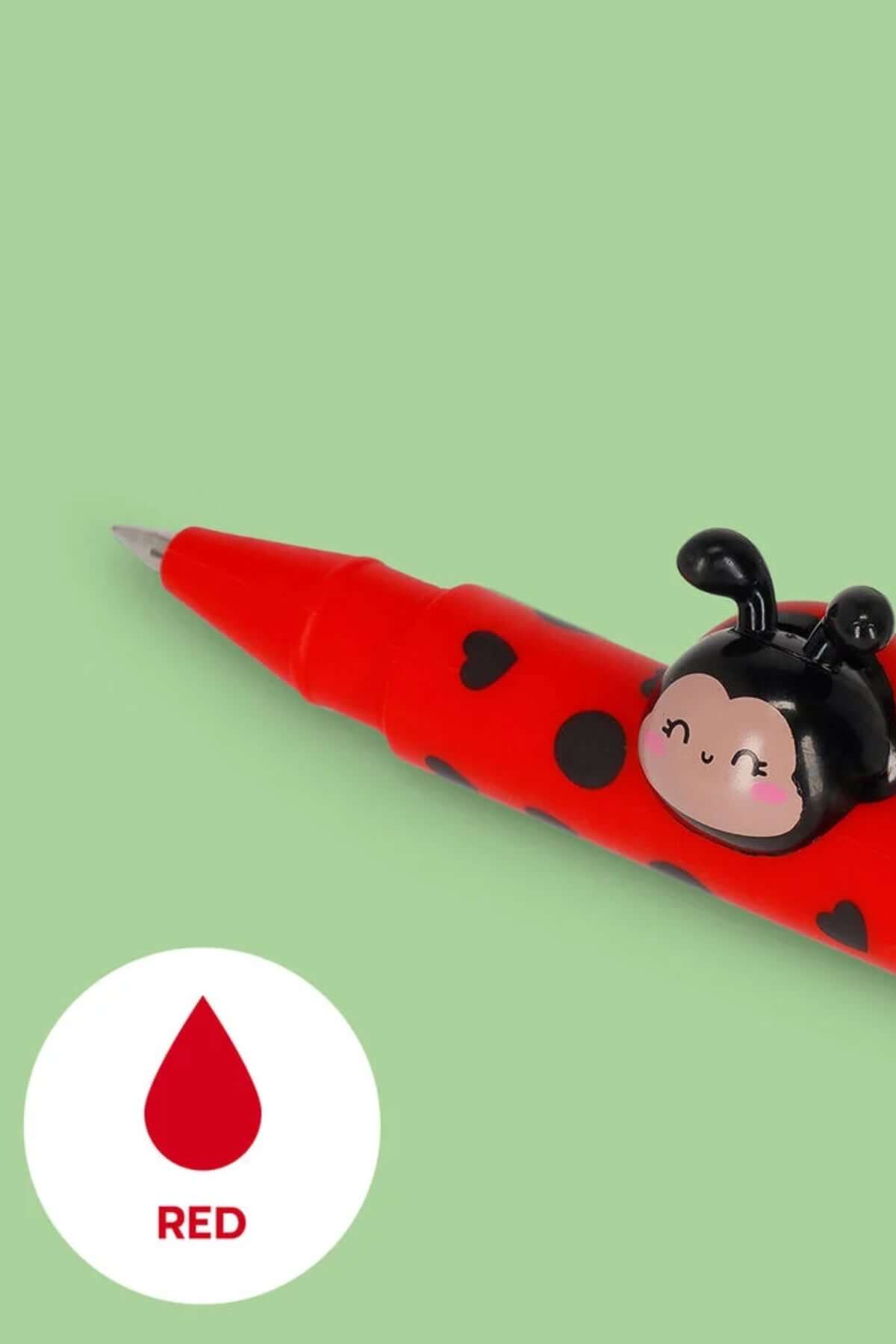 Penna Gel Rossa Lovely Friends Ladybug Legami