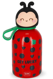 Borraccia Termica In Acciaio Inox Per Bambini Hot And Cold BFF Ladybug Legami 310ml