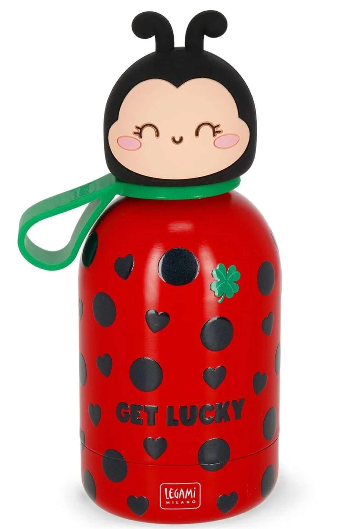Borraccia Termica In Acciaio Inox Per Bambini Hot And Cold BFF Ladybug Legami 310ml