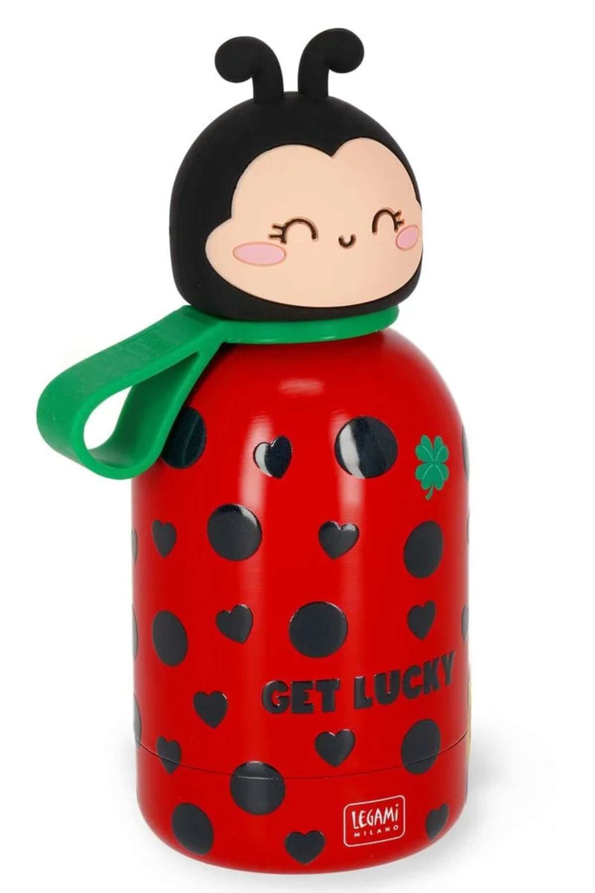 Borraccia Termica In Acciaio Inox Per Bambini Hot And Cold BFF Ladybug Legami 310ml