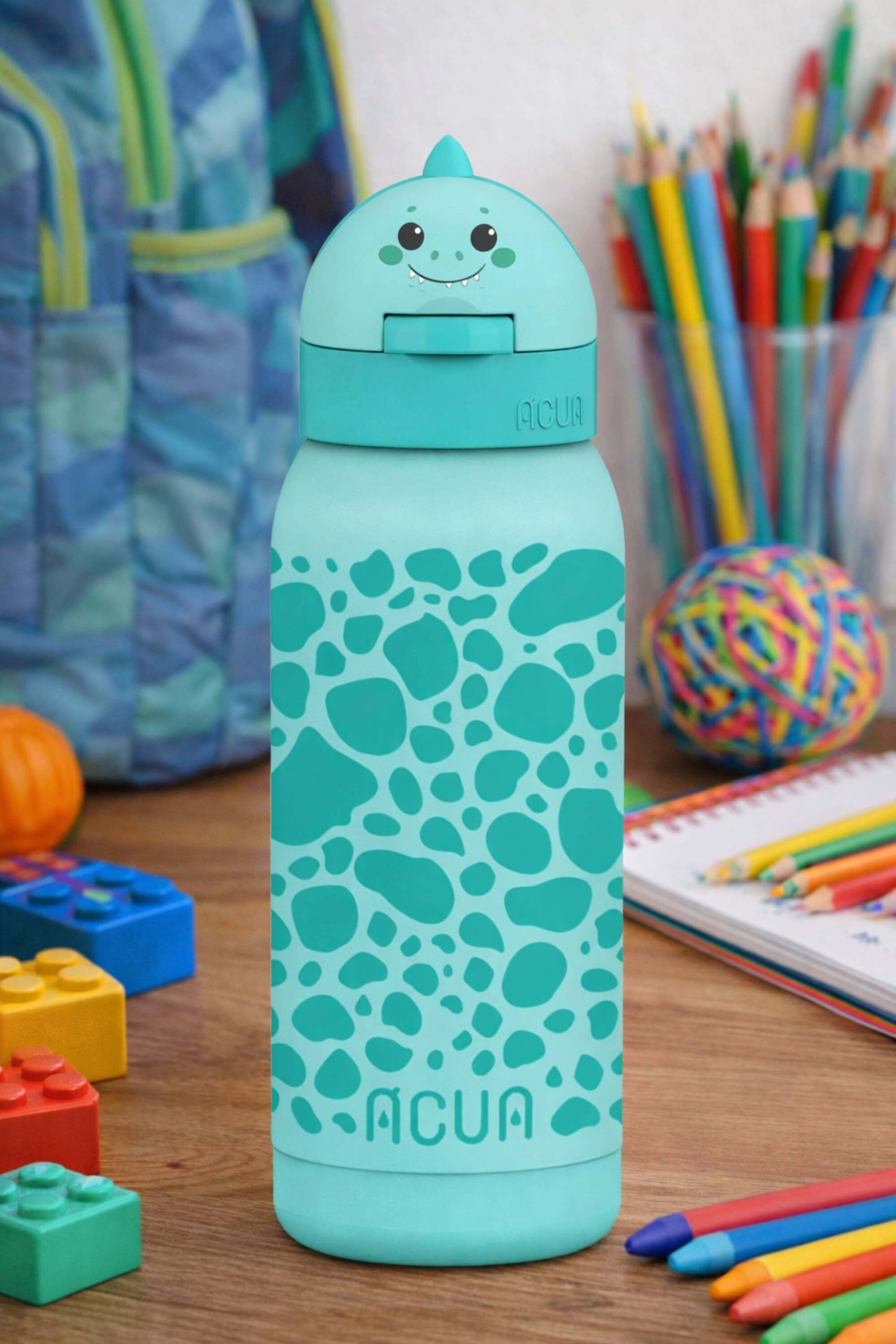 Borraccia Termica In Acciaio Inox Acua Kids Dinosauro 350ml