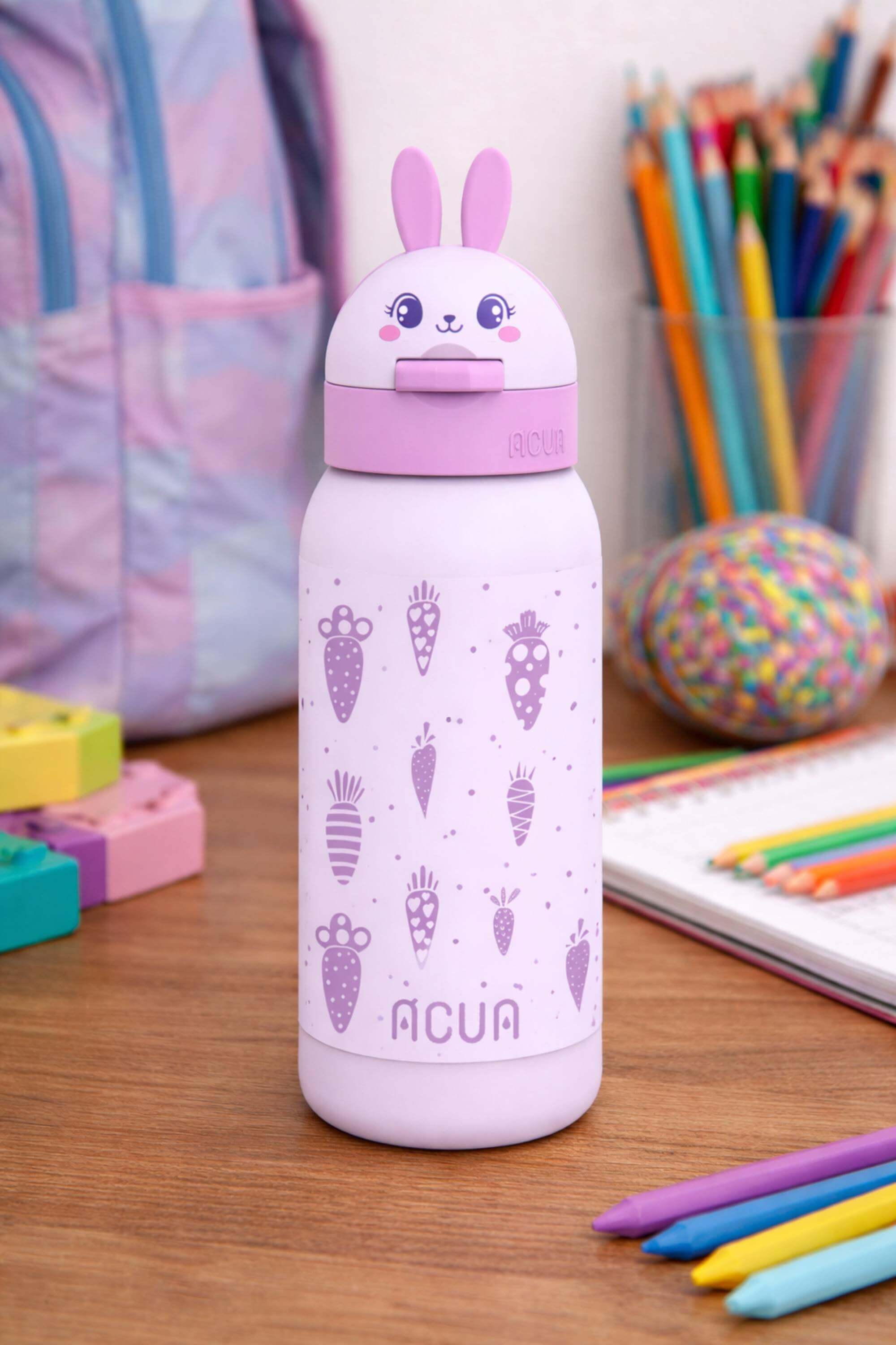 Borraccia Termica In Acciaio Inox Acua Kids Coniglio 350ml