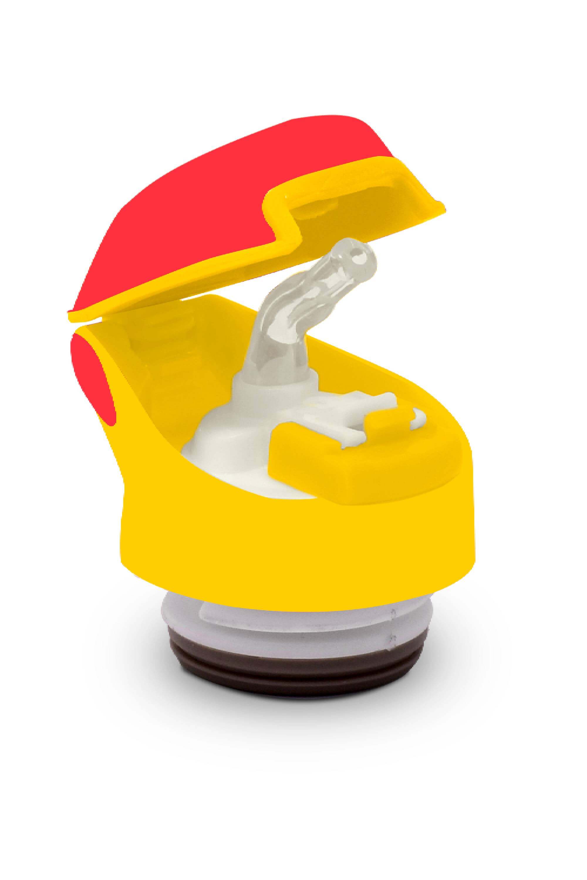 Tappo Di Ricambio Per Borraccia Acua Giallo E Rosso